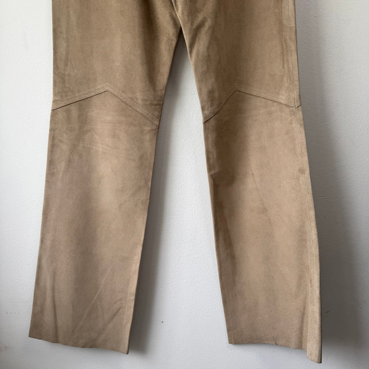 SS2001 Martin Margiela Relaxed Pig Suede Leather Pants