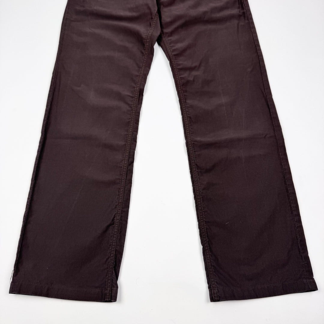 SS2007 Martin Margiela Brown Cotton Relaxed Straight Pants