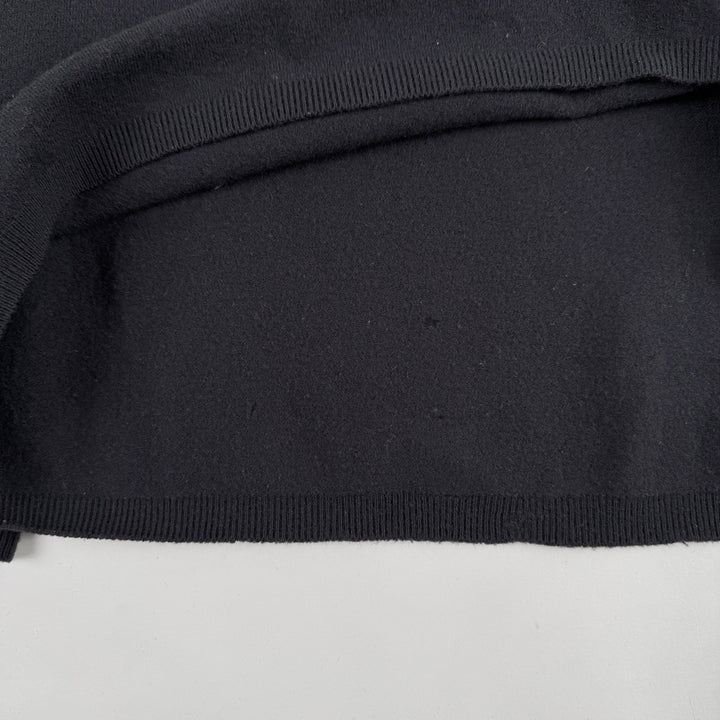 Prada 1990's Dark Gray Wool Knit V-Neck Pullover