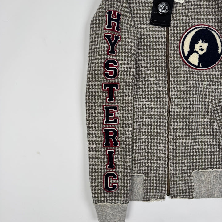 Hysteric Glamour Checkered Bomber Sweatshirt