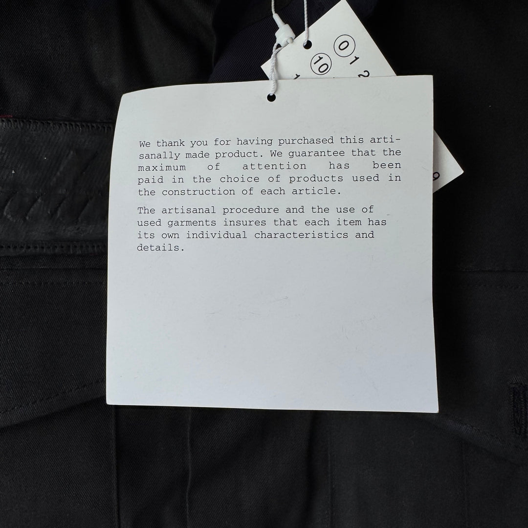 SS2003 Martin Margiela Artisanal Black Painted Officer Vest