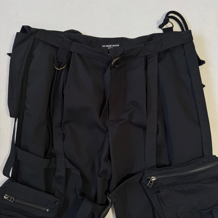 Raf Simons Archive Redux SS03 Consumed Parachute Bondage Cargo Pants