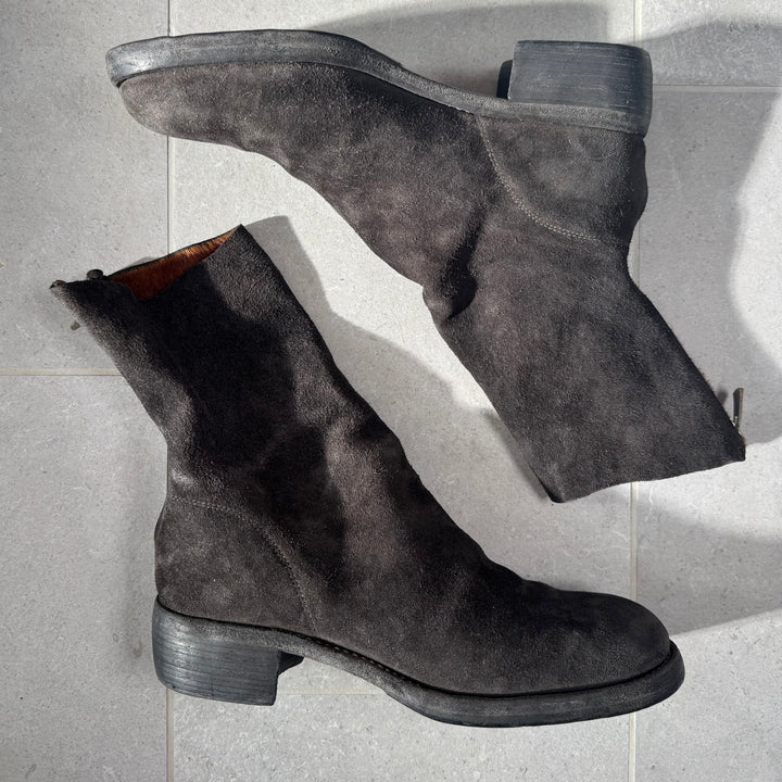 Guidi 788Z Pony Hair Suede Back Zip Boots