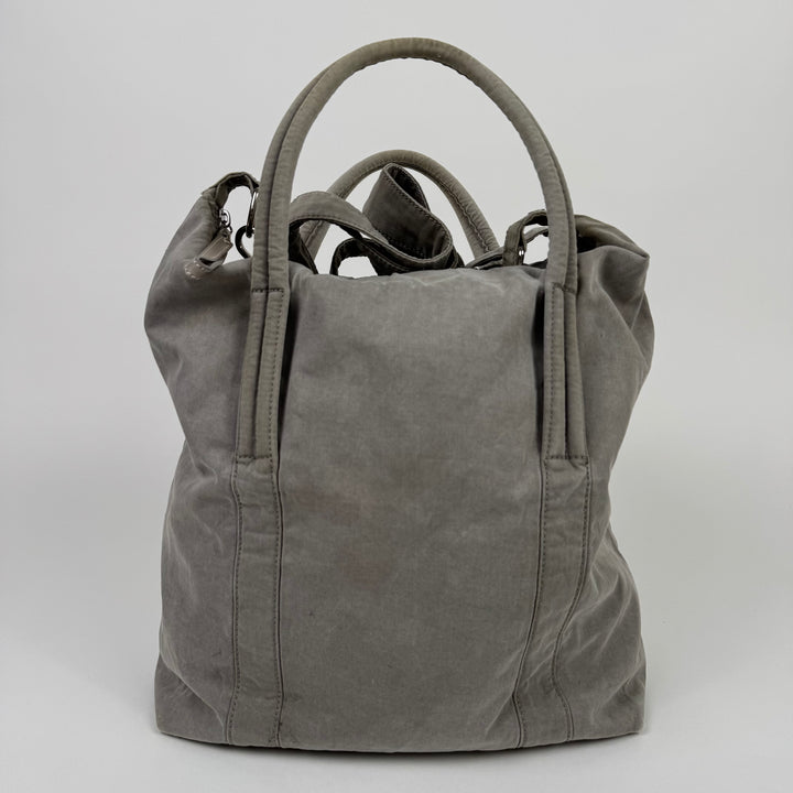 Martin Margiela 2010 Gray Cotton Canvas Crossbody Sailor Bag