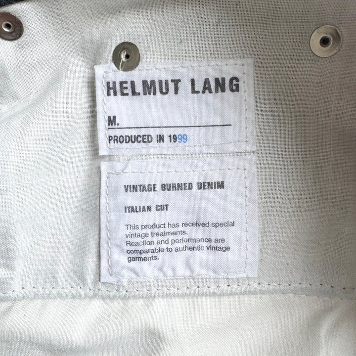 Helmut Lang 1999 Italian Cut Vintage Burned Denim
