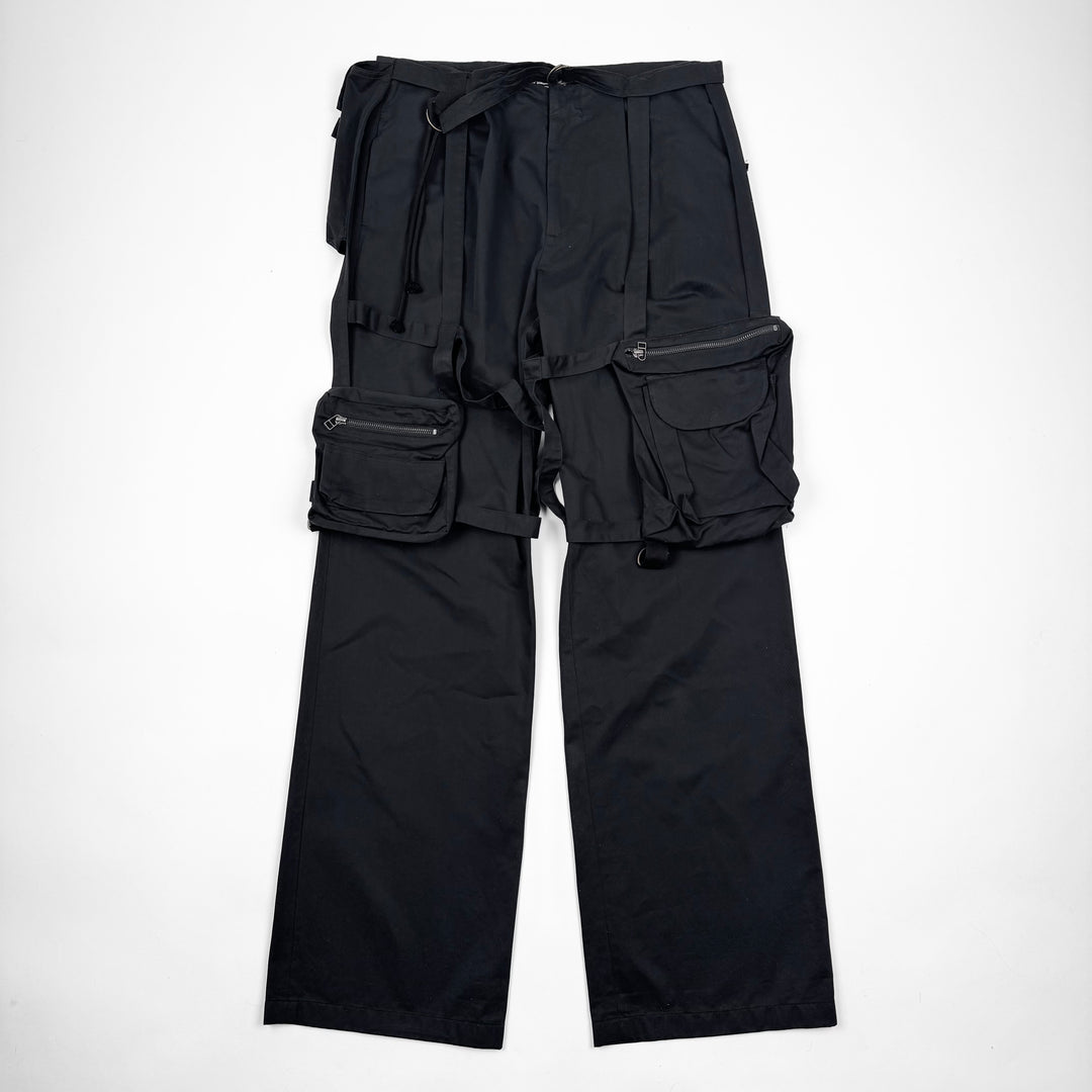 Raf Simons Archive Redux SS03 Consumed Parachute Bondage Cargo Pants