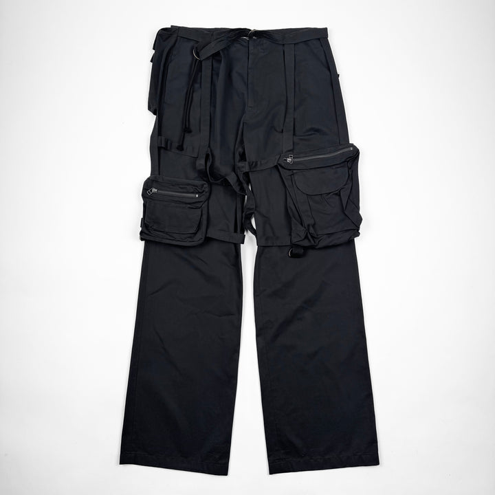 Raf Simons Archive Redux SS03 Consumed Parachute Bondage Cargo Pants