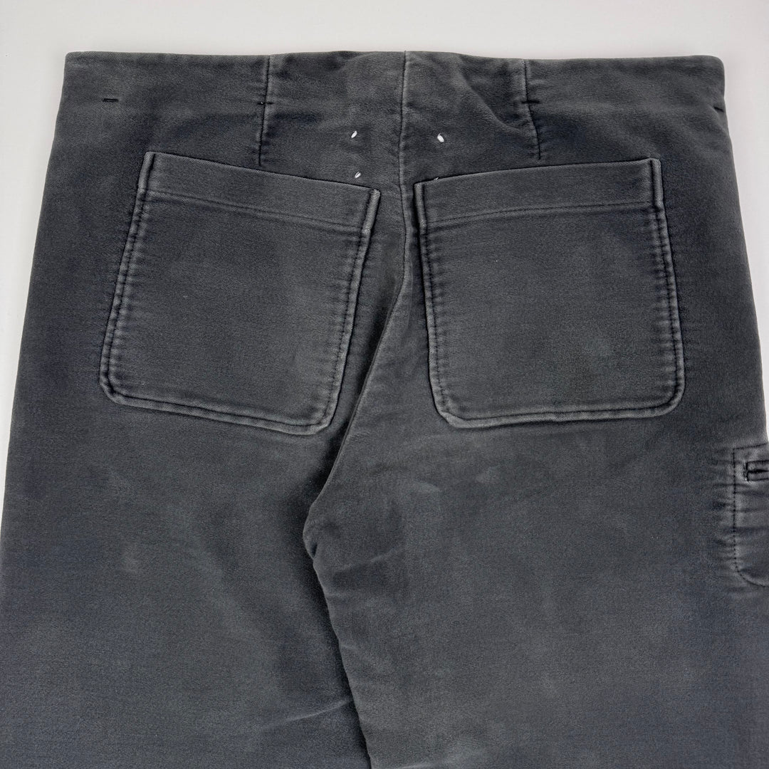 AW2005 Martin Margiela Gray Heavy Moleskin McQueen Pants
