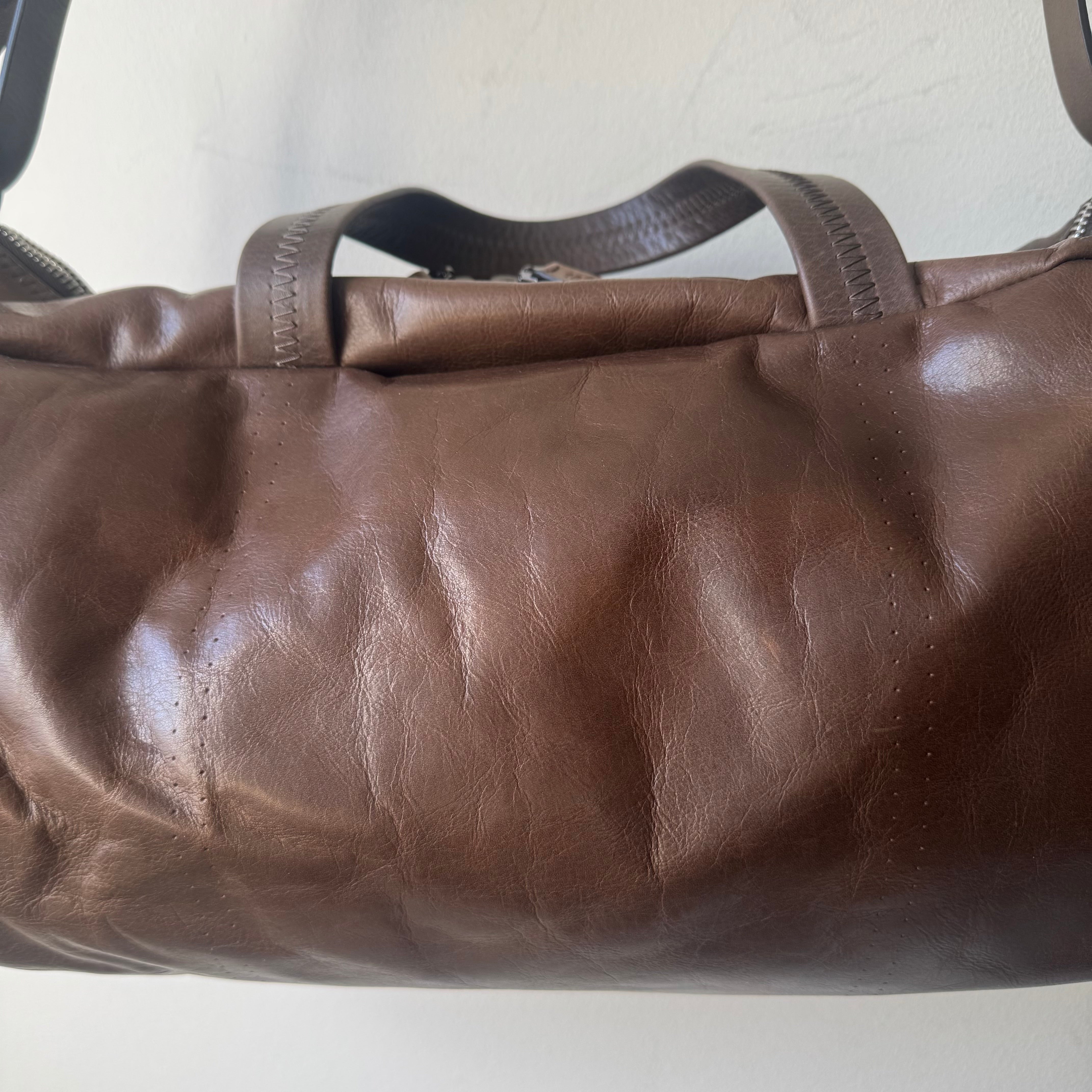 AW2017 Maison Margiela Leather Duffle Weekender Bag – Recollected