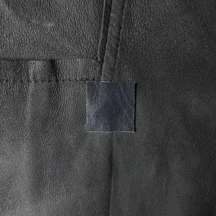Prada 2000’s Mainline Cropped Leather Moto Jacket