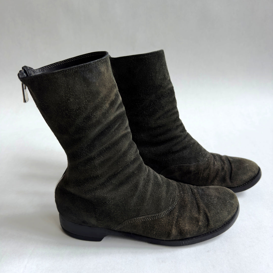 Guidi 311 Dust Suede Backzip Boots