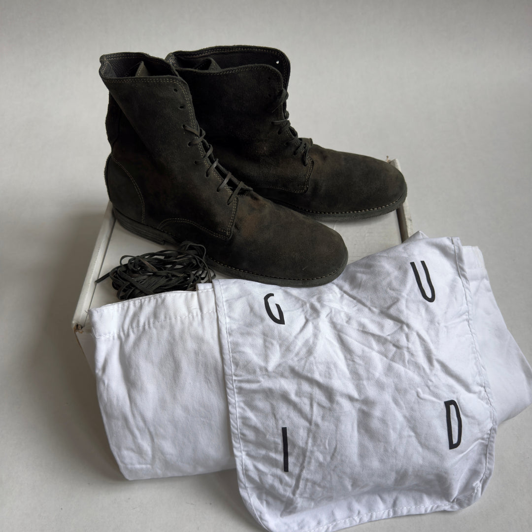 Guidi 995MS Reversed Baby Buffalo Leather Combat Boots