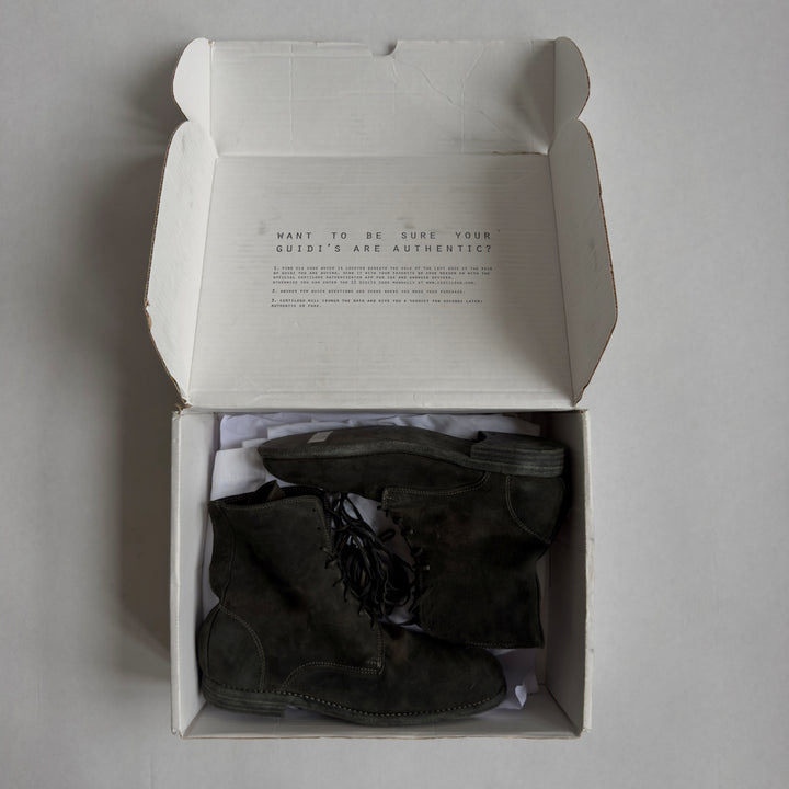 Guidi 995MS Reversed Baby Buffalo Leather Combat Boots