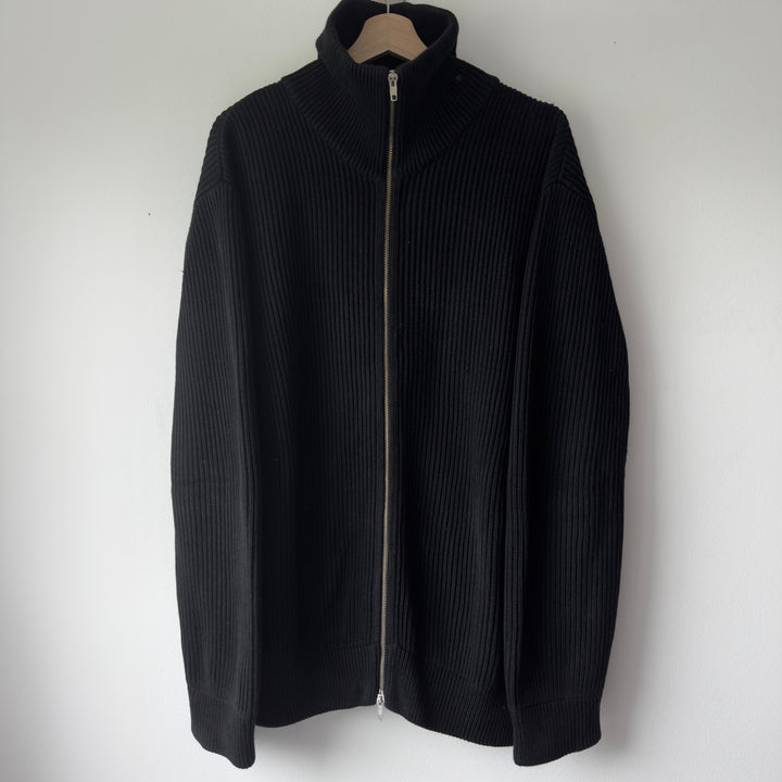 SS1999 Martin Margiela Cotton Zip-Up Drivers/Truckers Knit
