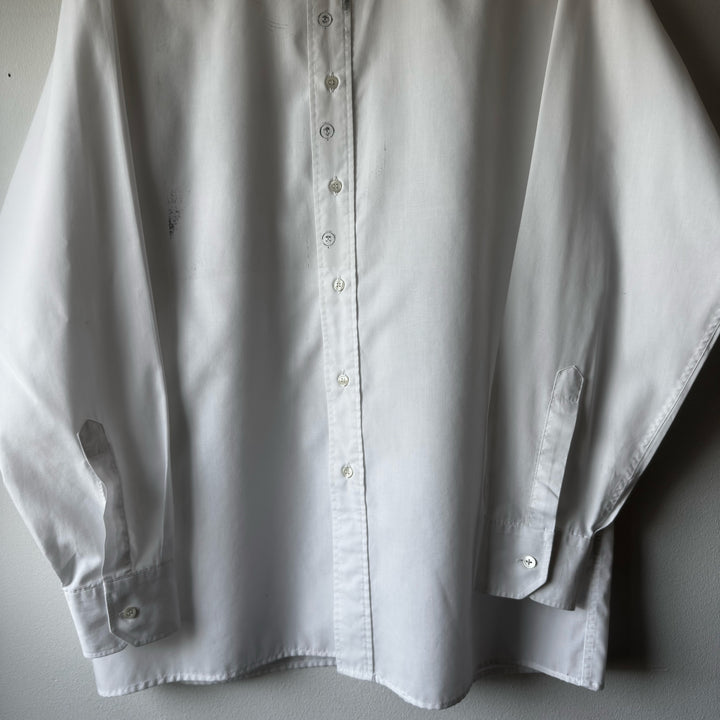 SS1999 Martin Margiela Artisanal Tromp L'oeil White Cotton Button-Up Shirt