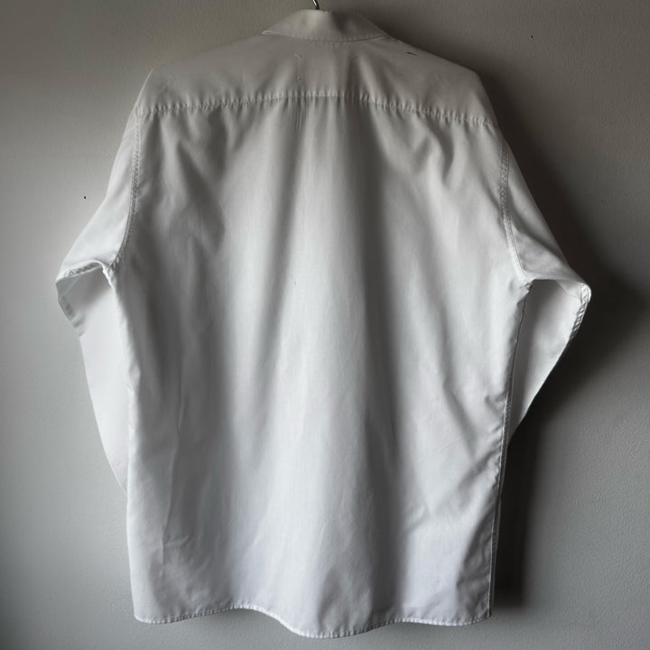 SS1999 Martin Margiela Artisanal Tromp L'oeil White Cotton Button-Up Shirt
