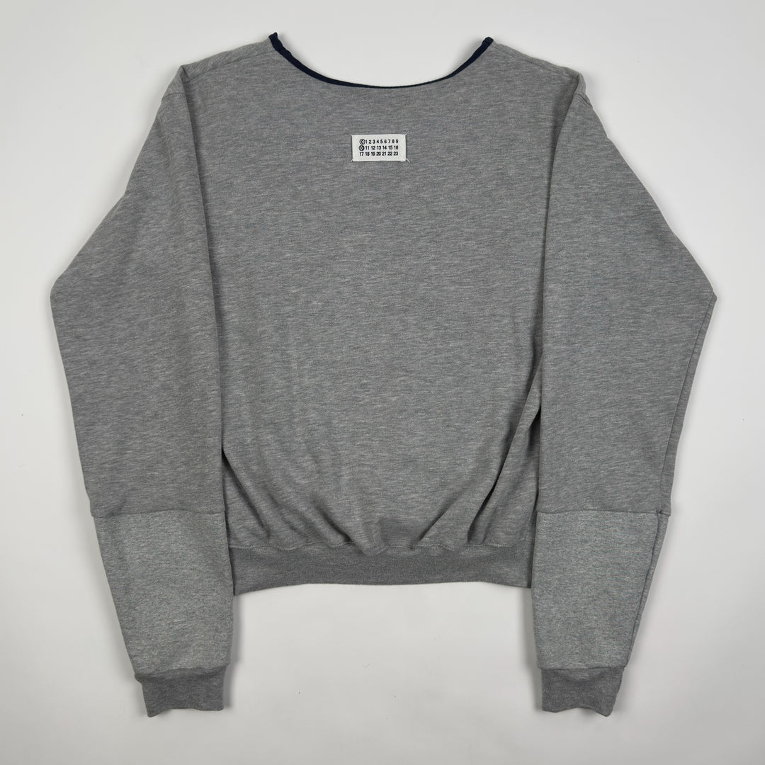 AW2005 Martin Margiela Artisanal Reversible College Sweater