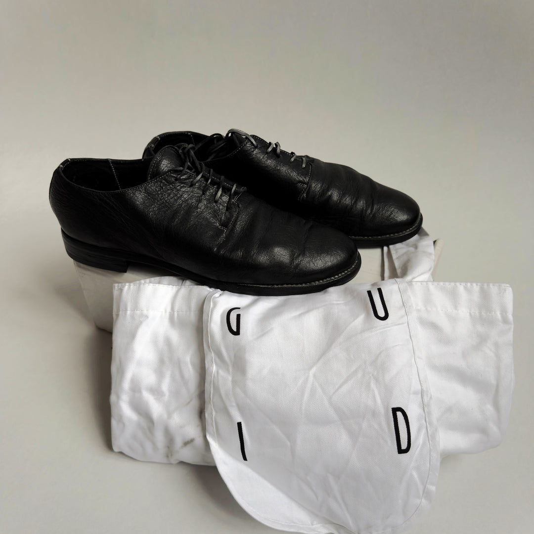 Guidi 16 Goat Leather Lace-Up Derbys