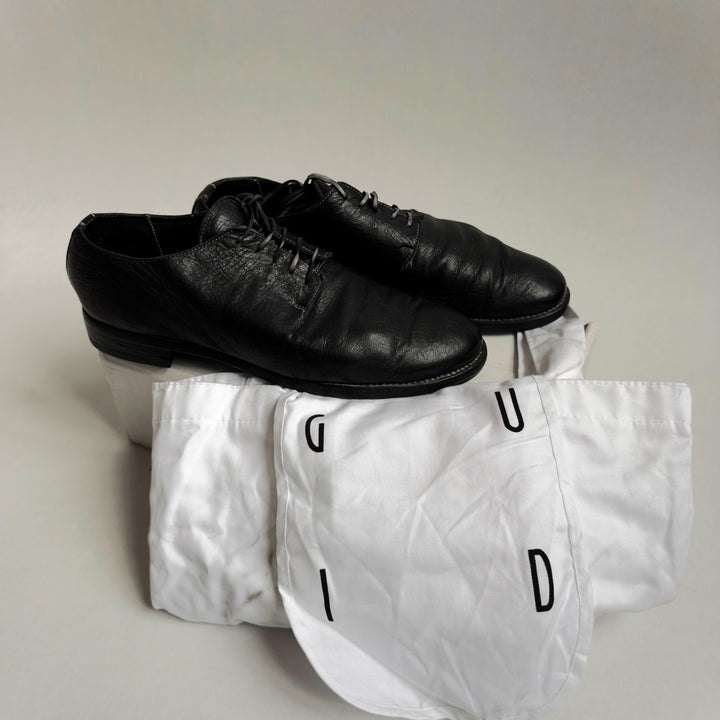 Guidi 16 Goat Leather Lace-Up Derbys